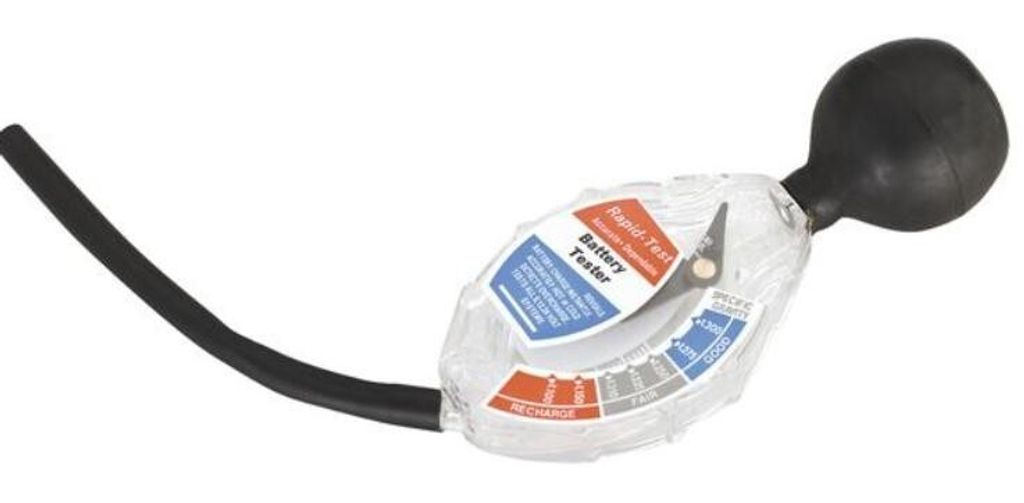 SEALEY Batteriesäureprüfer AK410 Kunststoff Gummi