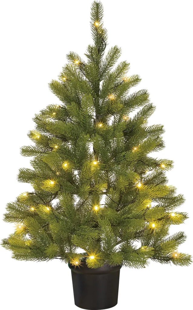 Sapin Artificiel Nagoya LED Intégrées Vert H90 cm Qualité Supérieure