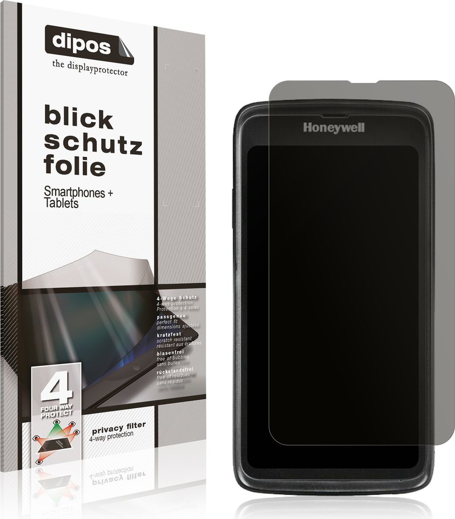 Schutzfolie für Honeywell EDA50 mit Sichtschutz Blickschutz Folie