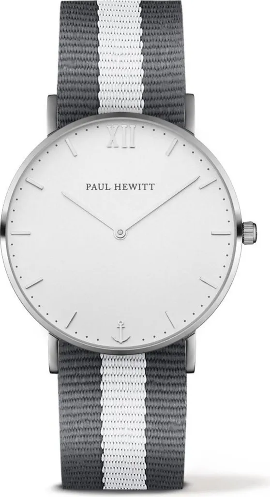 Montre Paul Hewitt phsasstwgrw20 - Modèle mixte acier et nylon