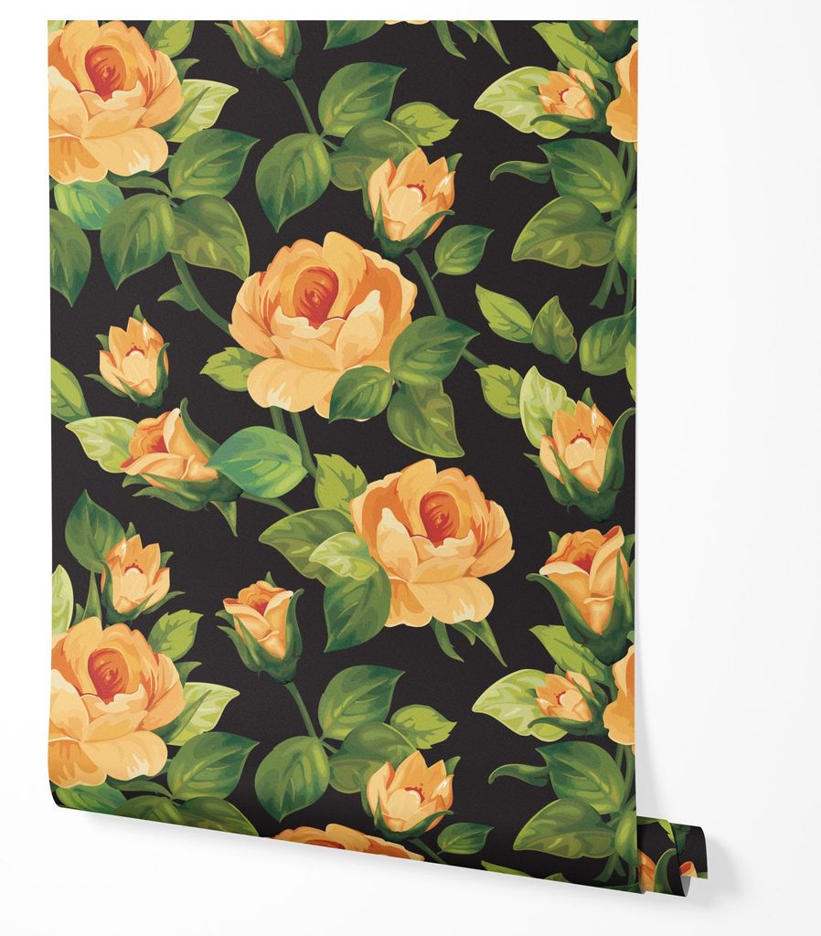 Vliestapete Rosen Floral Vintage Elegante Wohnzimmer 2x2,5 Produktbild 