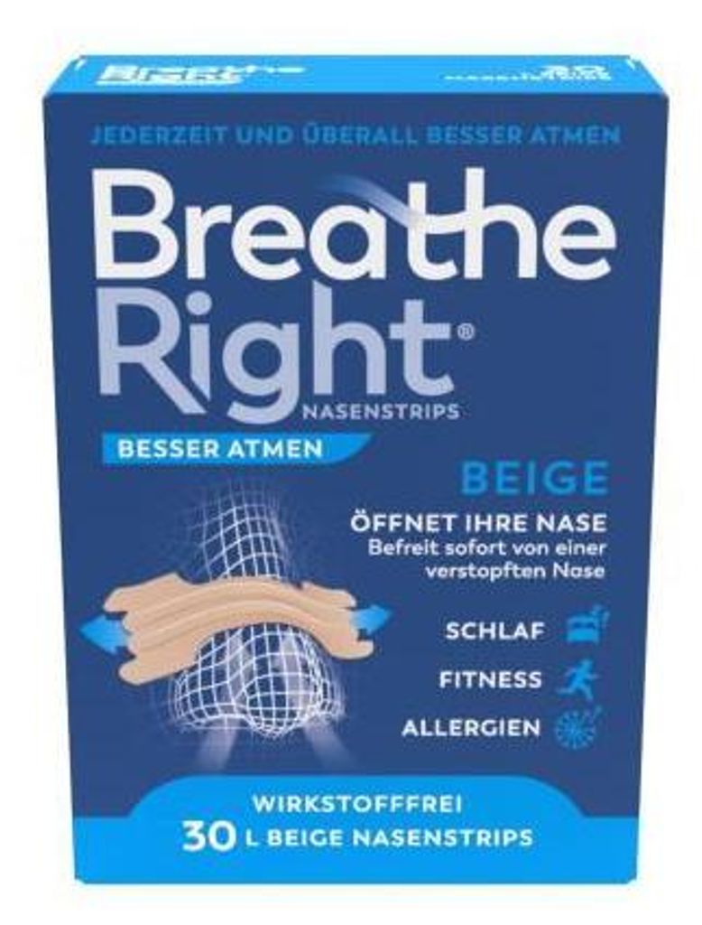Better Breathe Breathe Right cerotti nasali beige grandi, Immagine del prodotto 