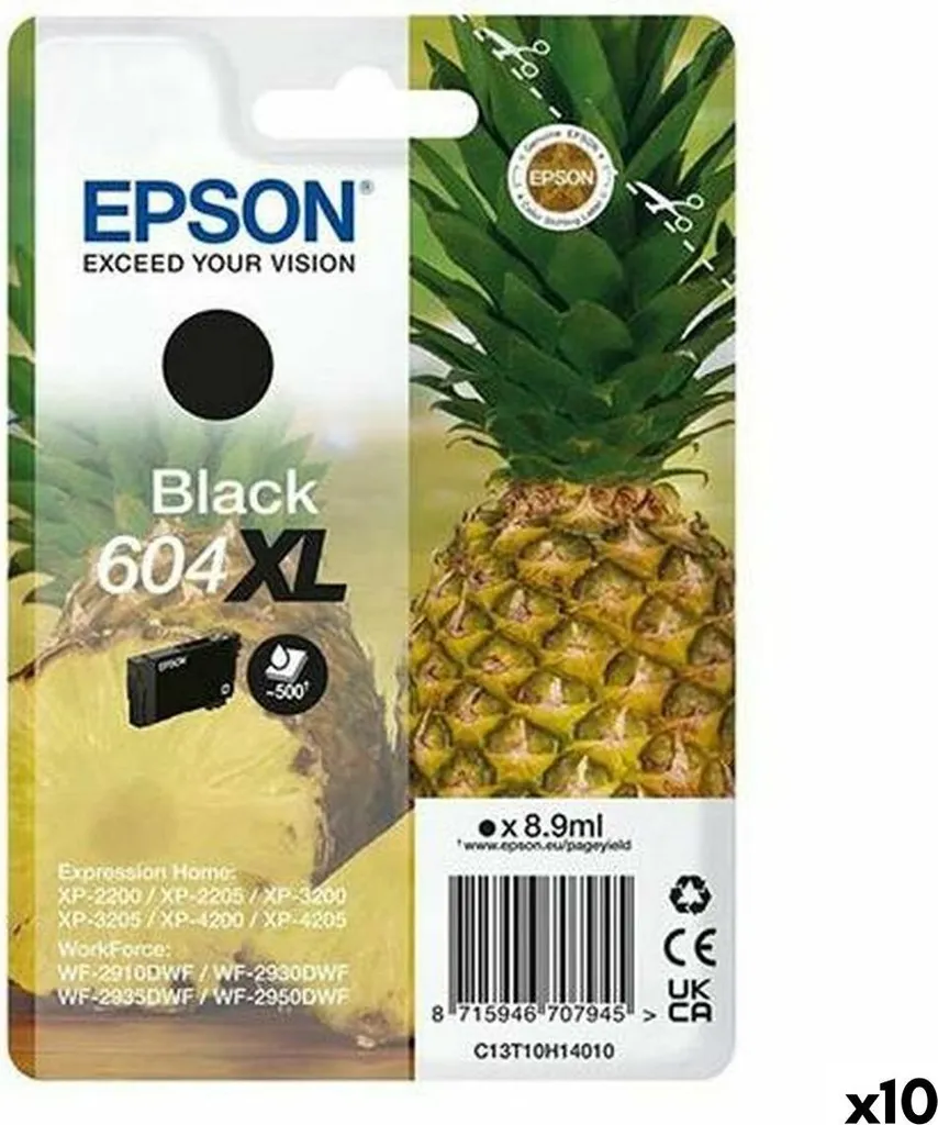 Cartouche Epson 604XL Noir grande capacité pour 500 pages