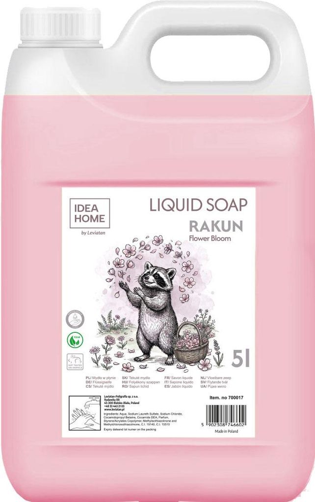 DETERGENTE LIQUIDO IH RAKUN FLOWER BLOOM 5 l Immagine del prodotto 