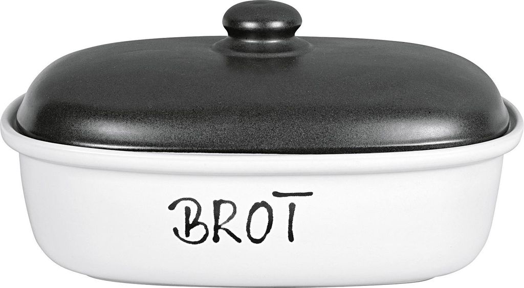 Pfeiffer-Gerhards Brottopf oval mit Schrift 'Brot' 34 x 23 Produktbild 