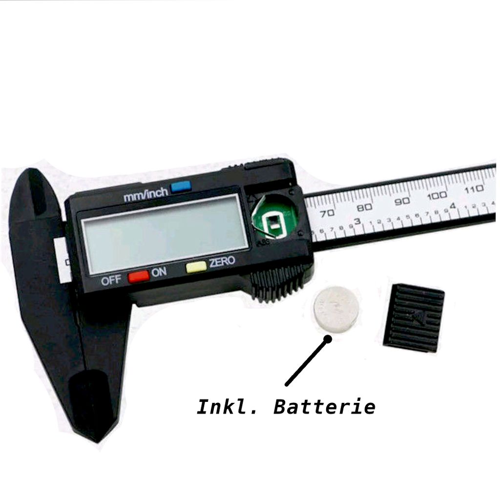 Digitaler Messschieber 150 mm Digital LCD Schieblehre Meßschieber Messung Tools 