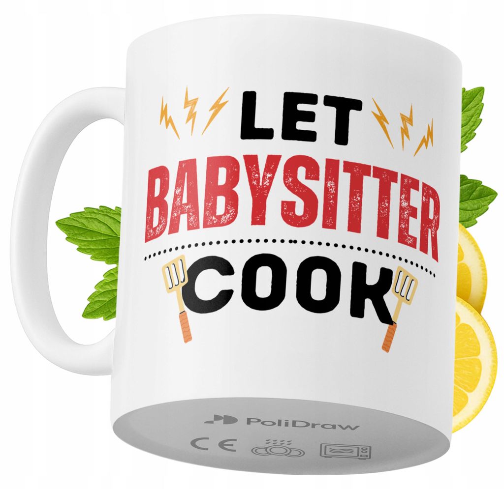 Lustiger Becher für Babysitter, Kaffee- oder Teebecher mit witzigem Textdesign, ideal für Geburtstage, Namenstage, Feiertage und besondere Anläs...