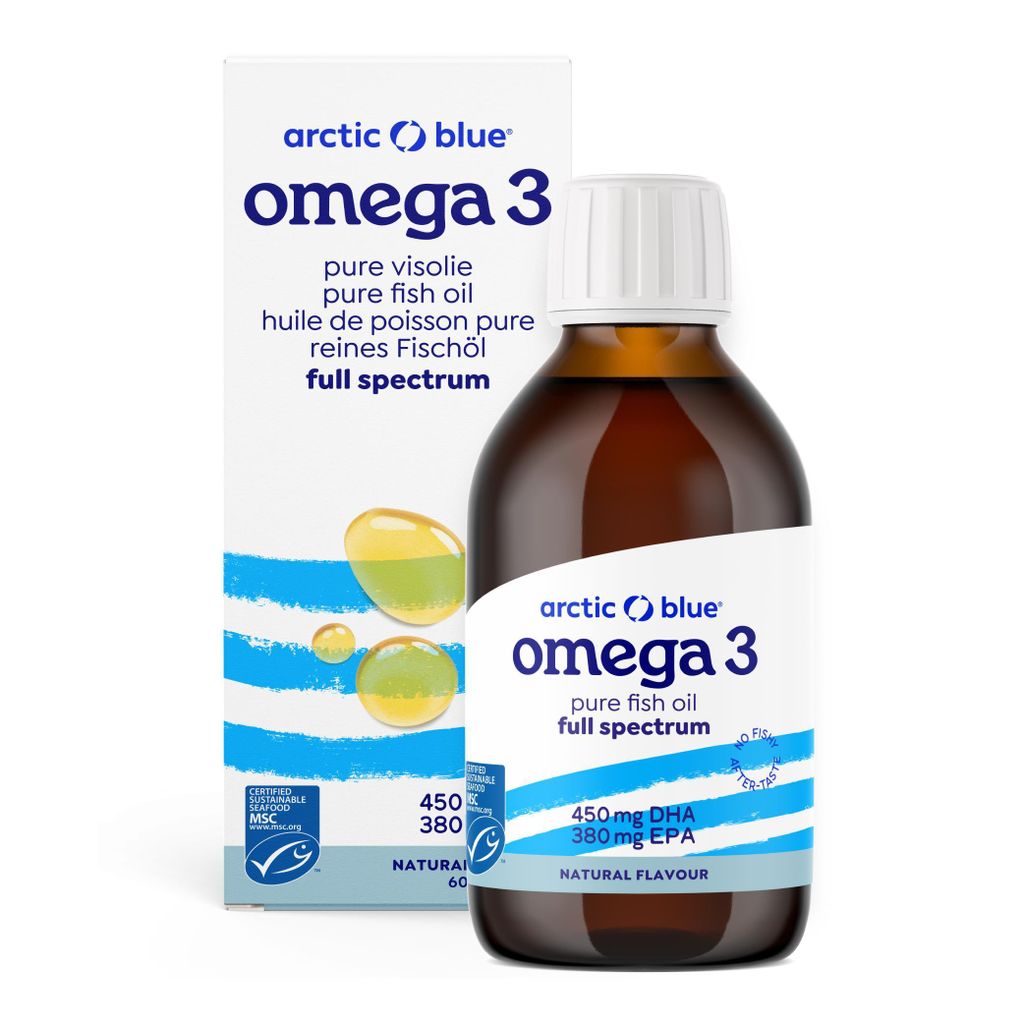 Arctic Blue Omega-3 Reines Fischöl - Natürlicher Geschmack Produktbild 