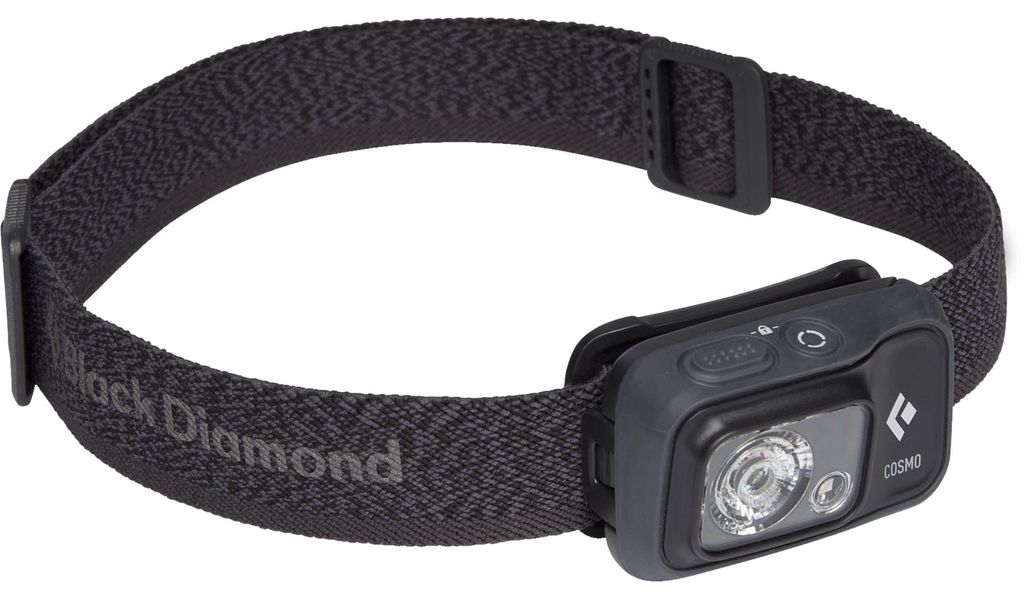 Black Diamond Cosmo 350, hoofdlamp, grafiet, 1,1 m, IPX8, Productafbeelding 