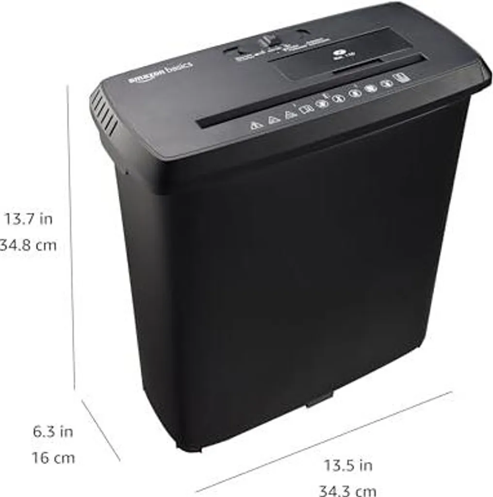 Tritacarte Amazon Basics 8 Fogli | Protezione Privacy Casa - 13
