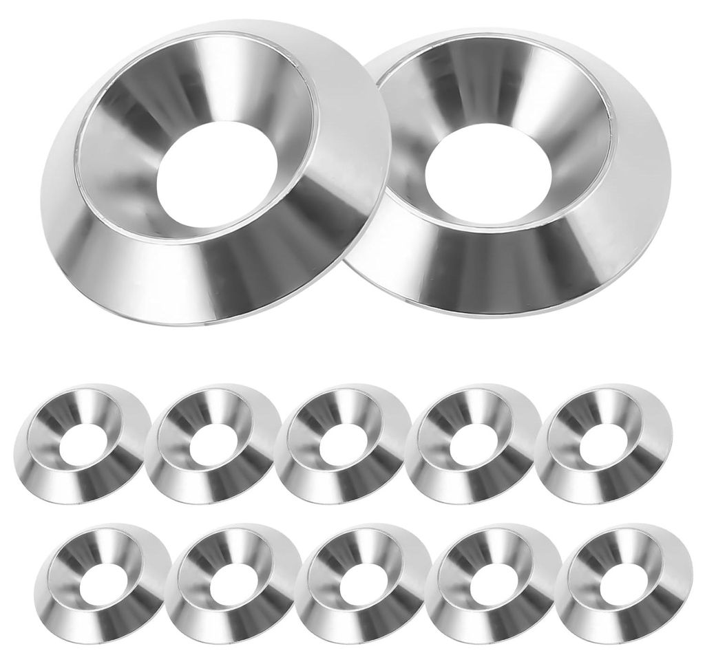 10 Senkringe, Edelstahl 304, für Schrauben (M8 x 25 mm)