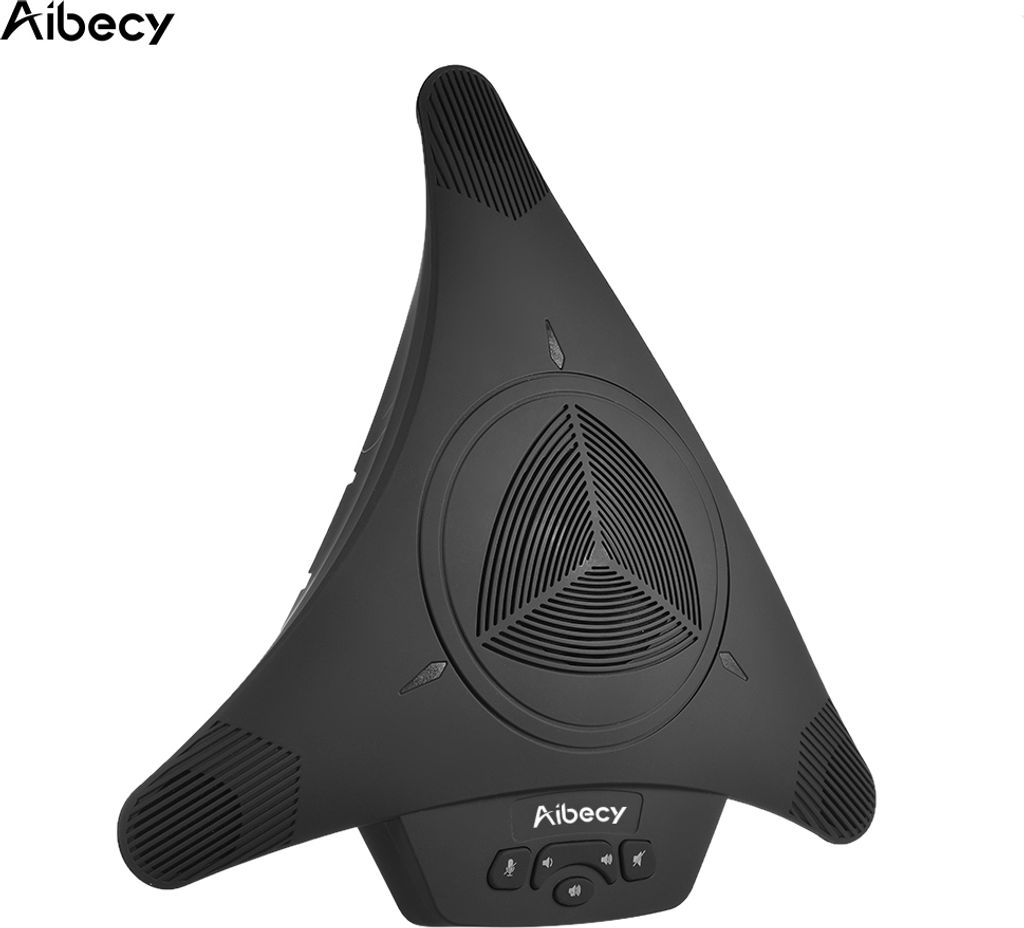 Aibecy High-Power Konferenz Omnidirektionale Kondensatormikrofon Mic Lautsprecher Freisprecheinrichtung USB Plug & Play 360 ° Audio-Pickup für Bu...