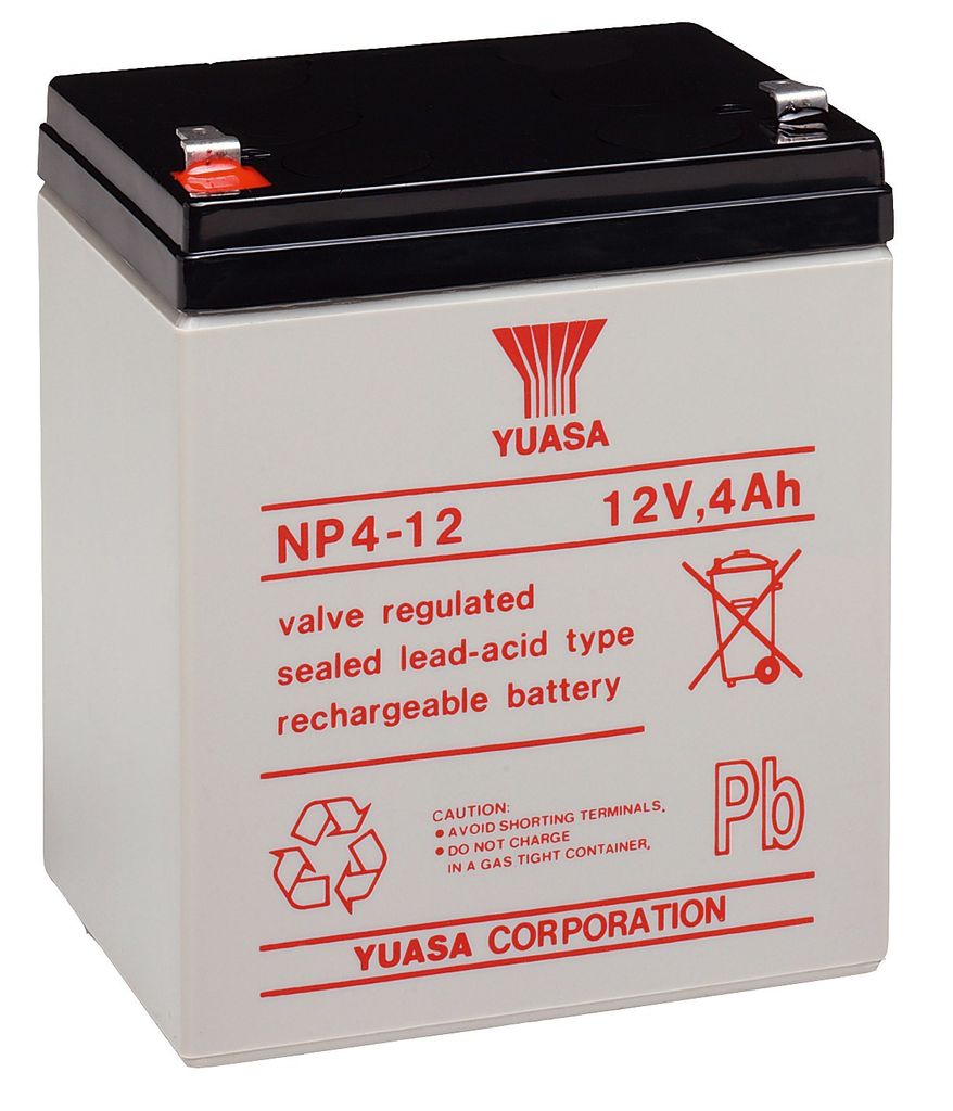 Yuasa NP4-12, Plombierte Bleisäure (VRLA), 12 V, 1 Produktbild 