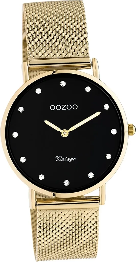Orologio Unisex Oozoo C20242 Vintage - Acciaio Oro Slim Design