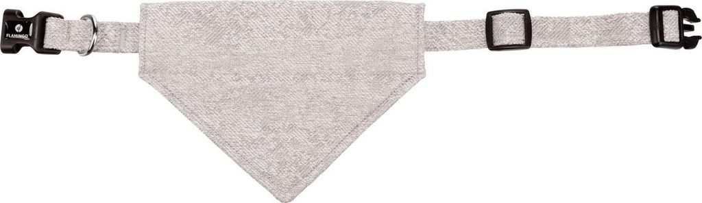 Flamingo Halsband mit Bandana Nelson grau, Größe: M
