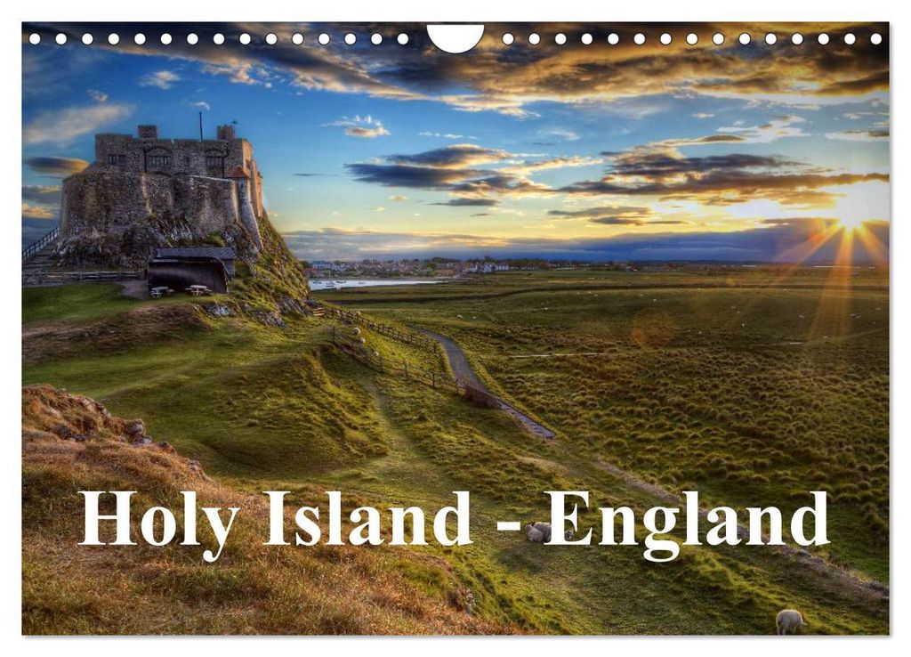 Holy Island - England (Wandkalender 2027 DIN A4 quer), CALVENDO Monatskalender