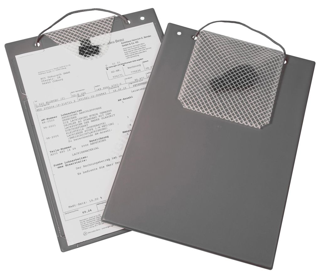 Pochette deTurbo 9015-00416 A4 gris 10 pièces Image du produit 