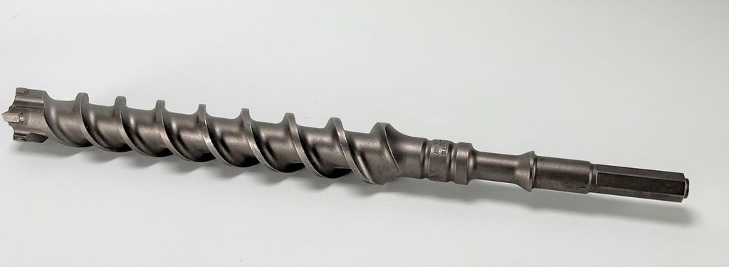 Hammerbohrer 35x550 mm für Bohrhammer Bohren Beton Betonbohrer Spiralbohrer