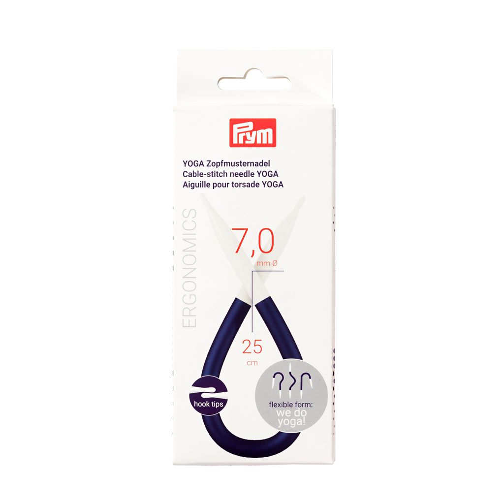Prym 191113 Zopfmusternadel Yoga 7,0 mm, alabasterweiß Produktbild 