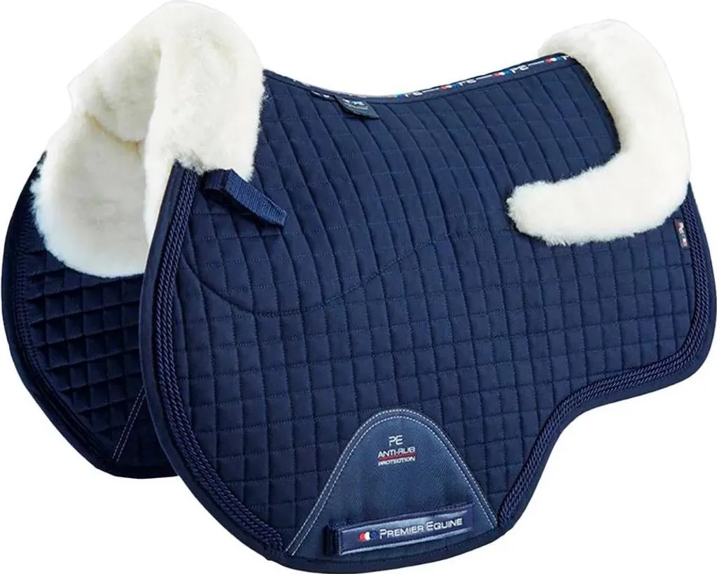 Premier Equine CC Merino Saddlecloth Blue Full - Eleganza e Sport