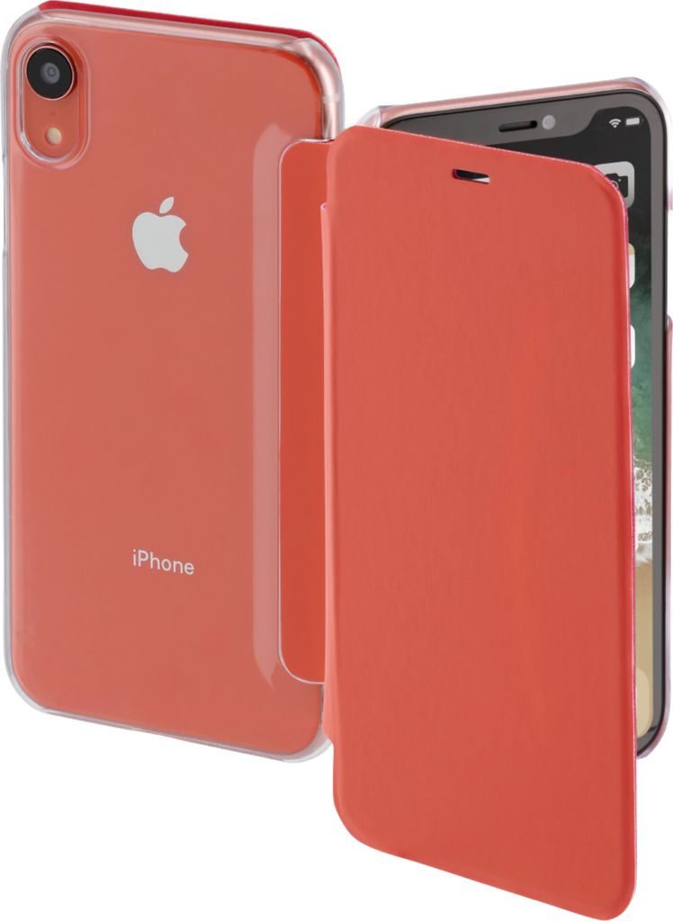 Booklet Case Clear Koralle für Apple iPhone XR Produktbild 