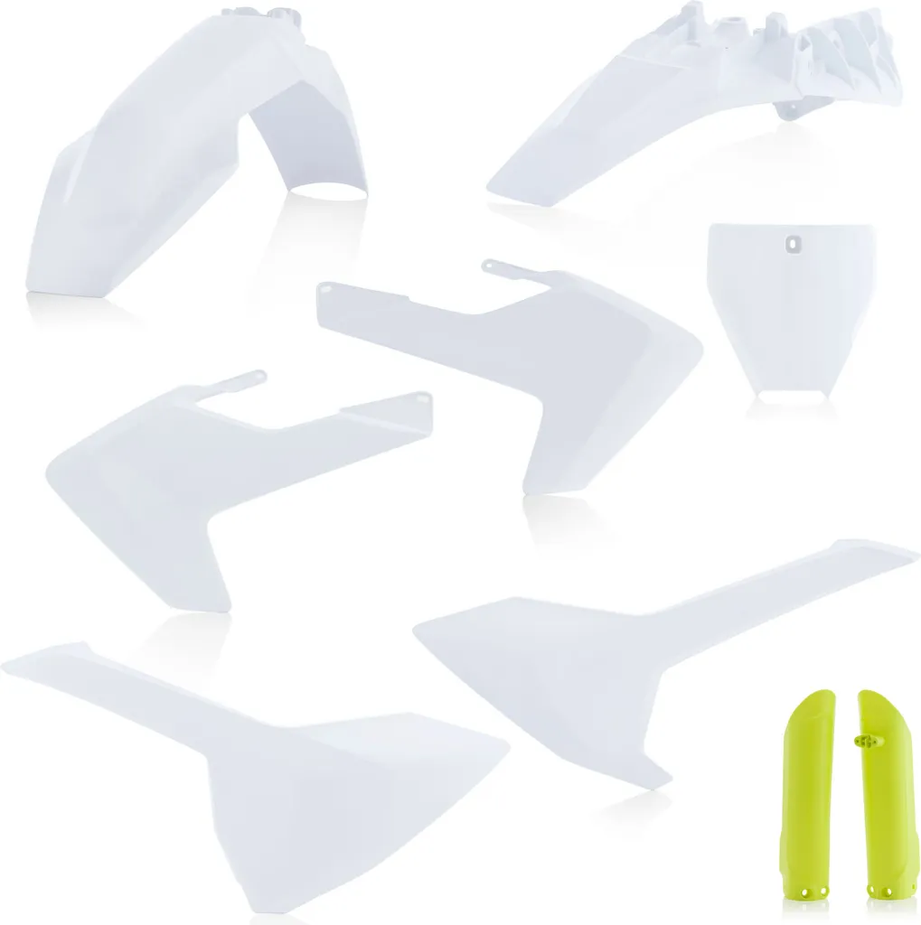 Kit Plastiques ACERBIS Blanc 9 Pièces Haute Résistance HUSQVARNA TC 85