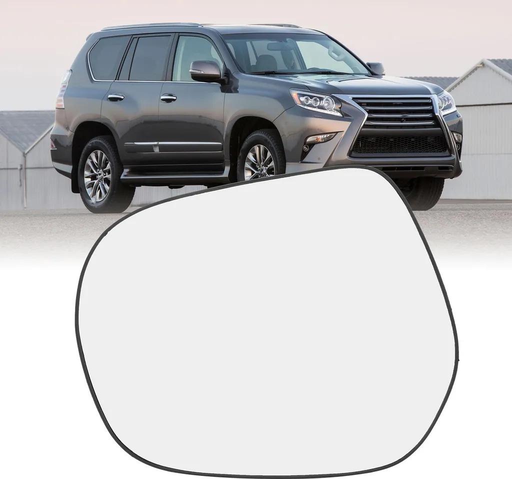 Miroir de Rétroviseur Chauffant Gauche pour Lexus GX460 LX570 87931-60B90
