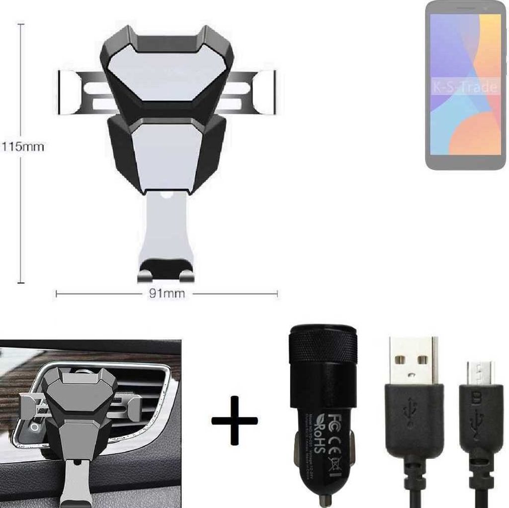K-S-Trade KFZ Halterung kompatibel mit Alcatel 1 (2021) Produktbild 