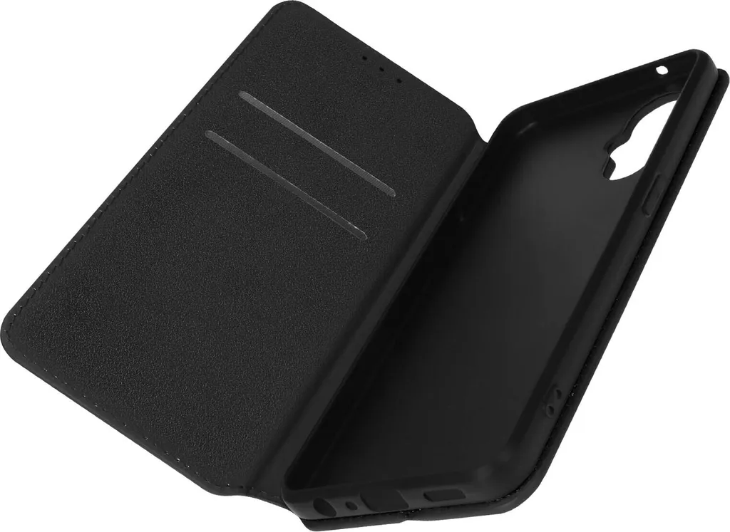 Custodia Avizar Classic per Oppo Reno 8 Lite 5G - Protezione Ecopelle Nero