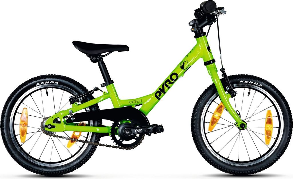 Kinderfahrrad 16 Zoll Grün Sixteen Small mit tiefem Produktbild 
