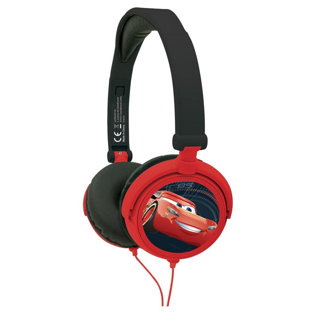 Disney Cars Cuffia stereo a filo pieghevole con limitazione Immagine del prodotto 