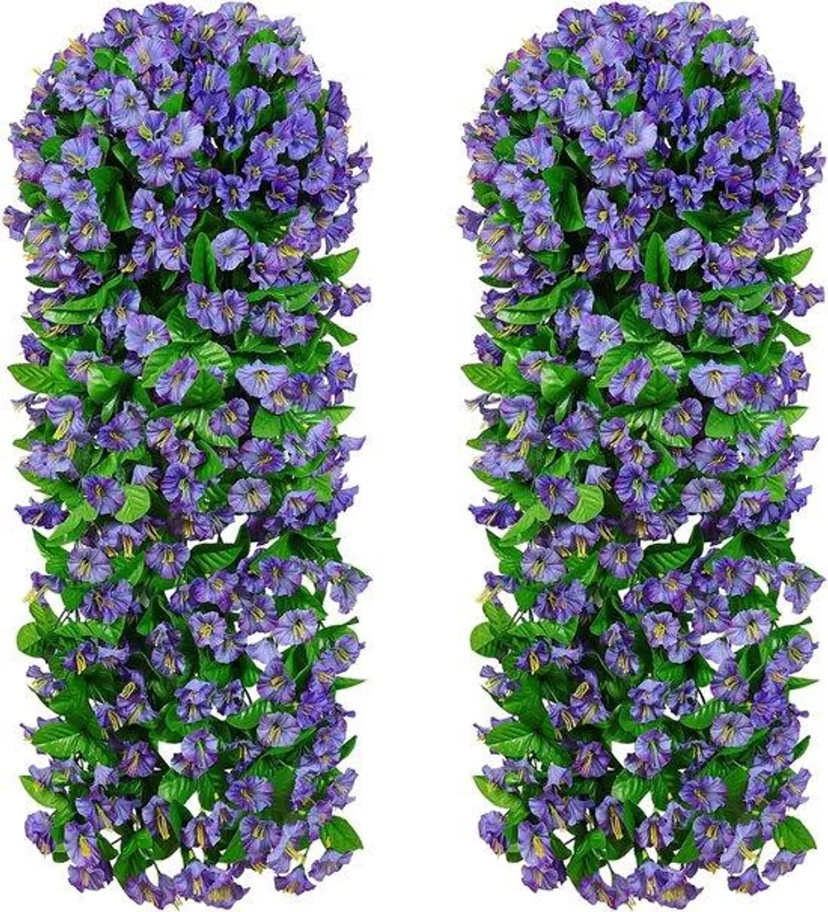 Suspensions de plantes artificielles pour intérieur et extérieur 2pcs