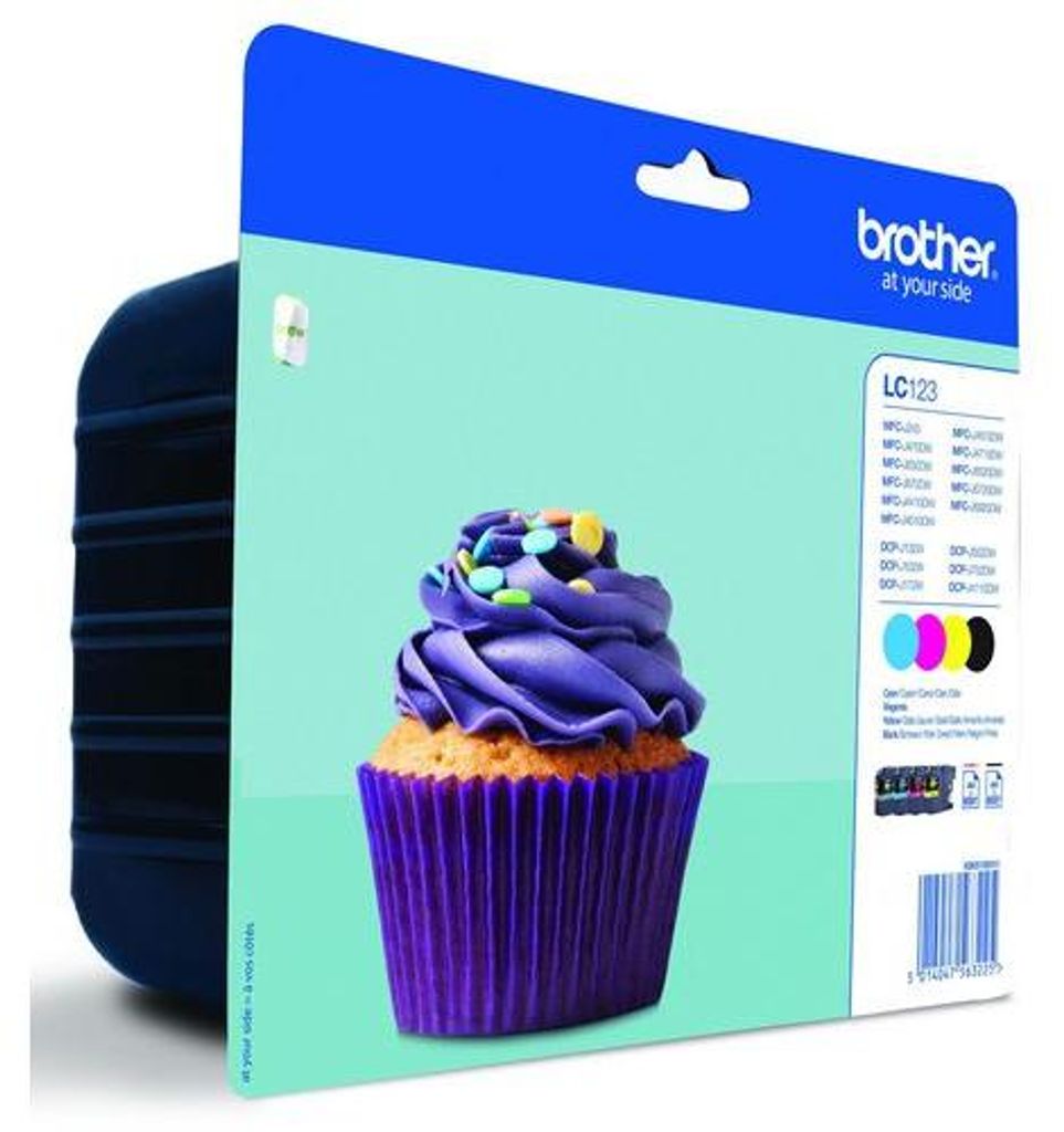 Brother LC-123 Value Pack BK/C/M/Y Obrázok produktu 