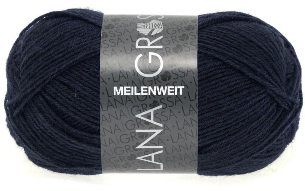 Lana Grossa - Meilenweit 4-fach 50g 1141 nachtblau Produktbild 