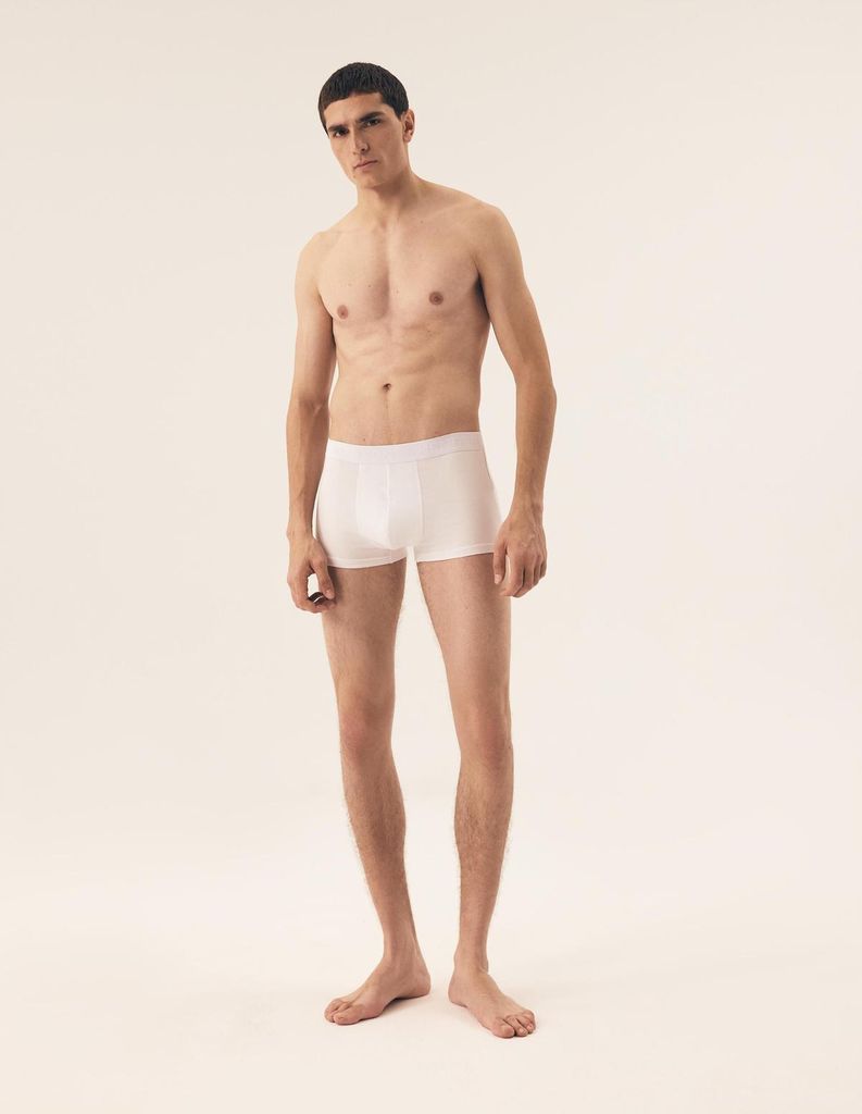 Boxershorts Henderson aus Baumwolle mit Elasthan in Weiß Produktbild 