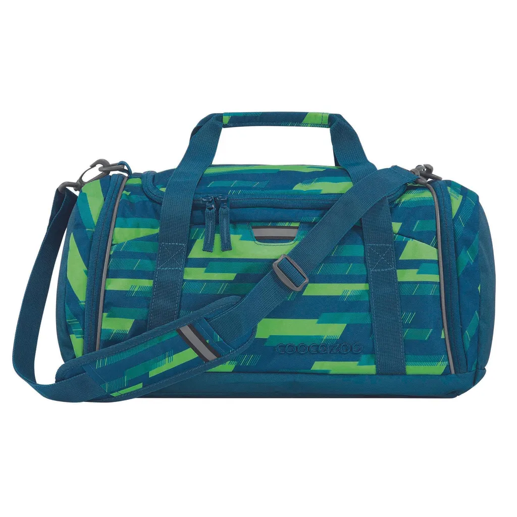 Sac de sport coocazoo Lime Stripes multicolore idéal pour l'école