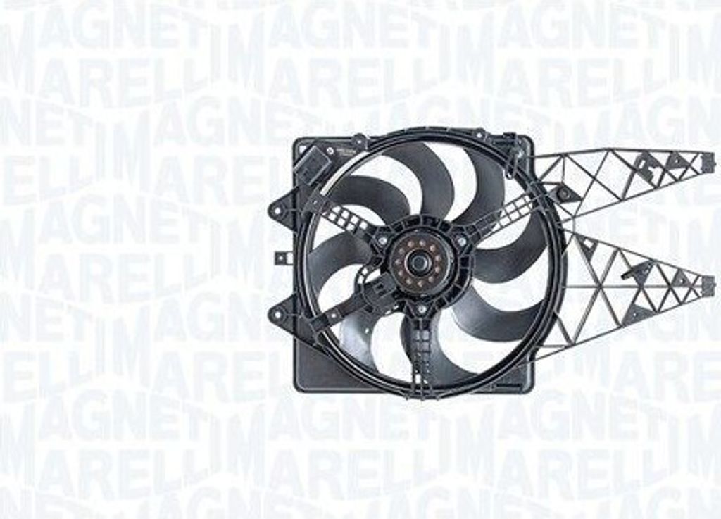 MAGNETI MARELLI 069422484010 Lüfter Motorkühlung Kühlerlüfter für FIAT BRAVO II (198) Wasserkühler Ø384mm