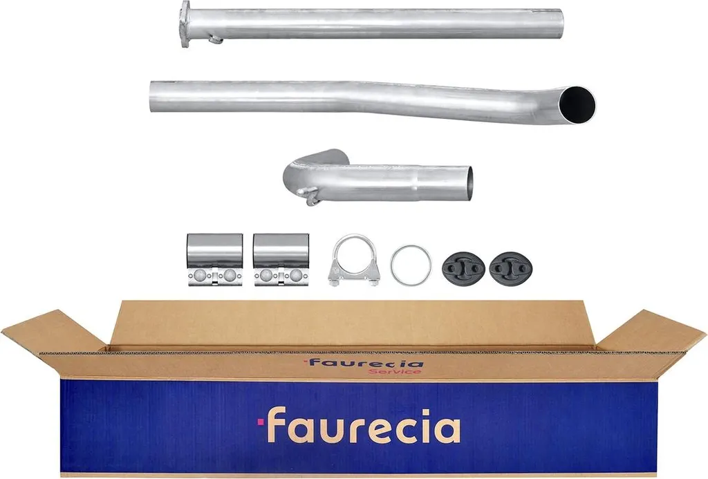 Tuyau d'échappement HELLA 8LA 366 002-301 en acier traité pour Mondeo