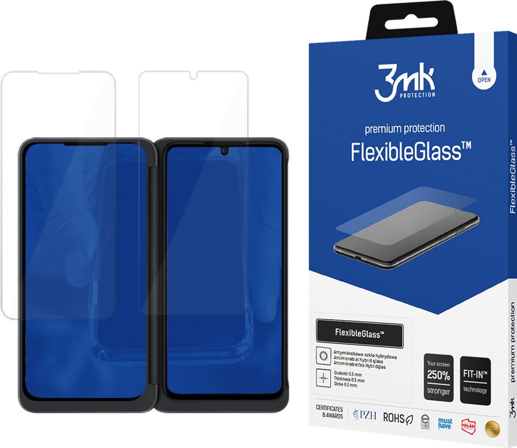 3mk Display Hybridglas FlexibleGlass für LG G8X 0,3mm 7H
