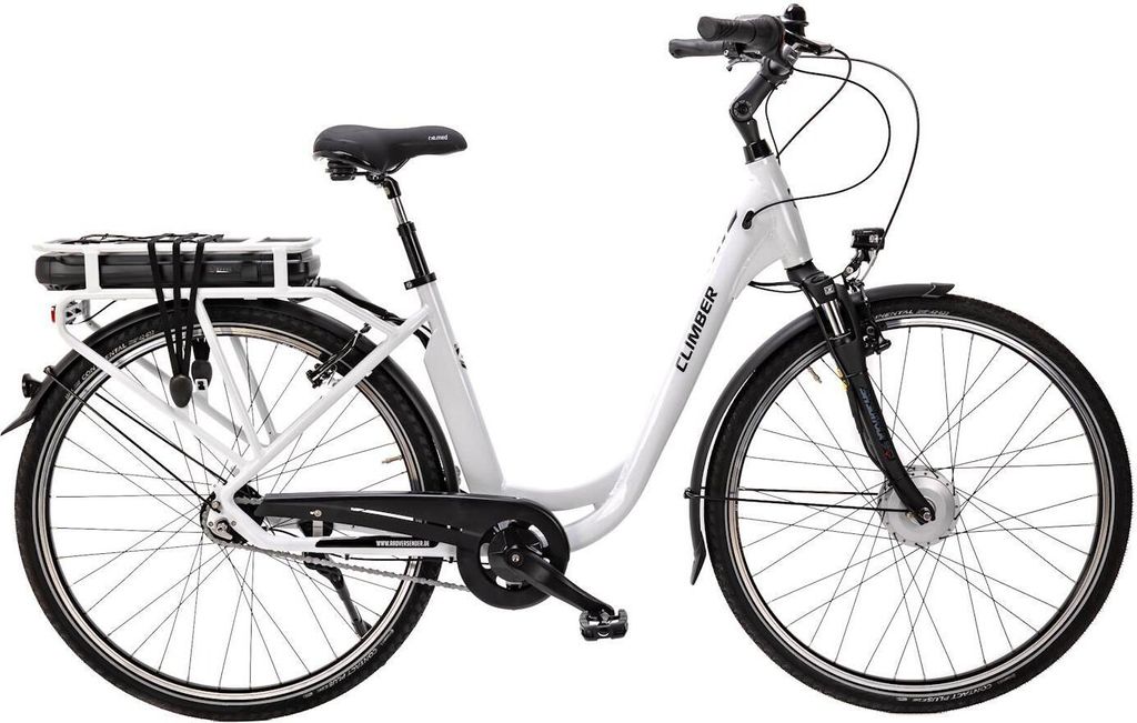 28 Zoll Damen City E Bike Elektro Fahrrad Shimano Nexus 7 Gang Continental weiss