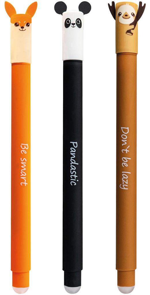 EBERHARD FABER 599019 - Tintenroller radierbar, 3 Animal Produktbild 
