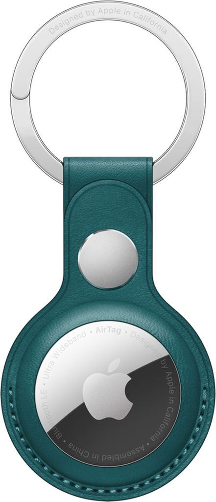 Leather Key Ring für Apple AirTag - Forest Green Produktbild 