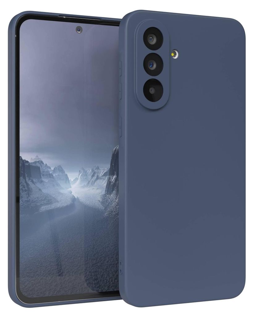 EAZY CASE - TPU Hülle für Samsung Galaxy A56, TPU Case stoßfeste Handyhülle, weiches Cover mit Kameraschutz, Silikonhülle in Dunkelblau