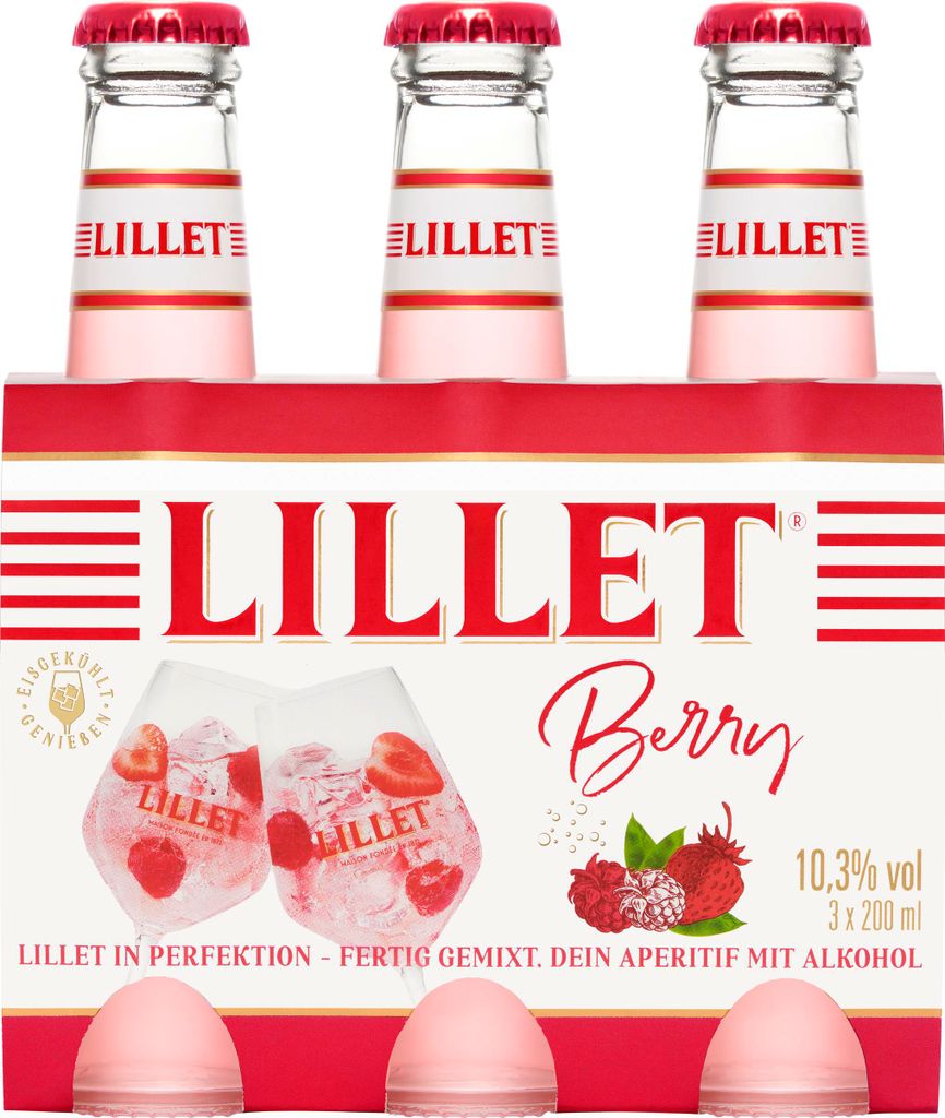 Lillet Berry 10,3 % obj. (3x0,2l fľaša) Obrázok produktu 