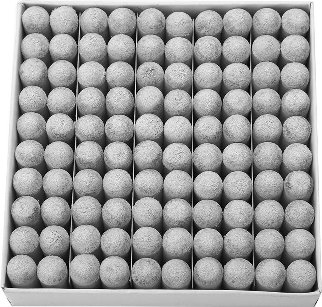 100 Stück langlebige Kunststoff-Billard-Ersatz-Pool-Queue-Spitzen, Lot-Zubehör (11 mm)