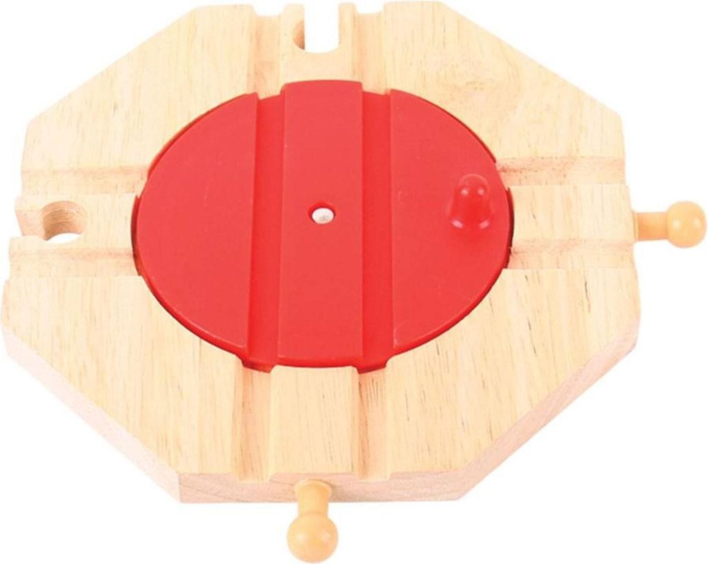 Bigjigs Rail Drehscheibe mit 4 Ausgängen Produktbild 