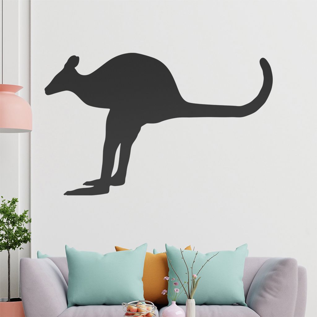 KIWISTAR Känguru - Beuteltier Australien Tasche Wandtattoo in 6 Größen - Wandaufkleber Wall Sticker - Dekoration, Küche, Wohnzimmer, Schlafzimm...