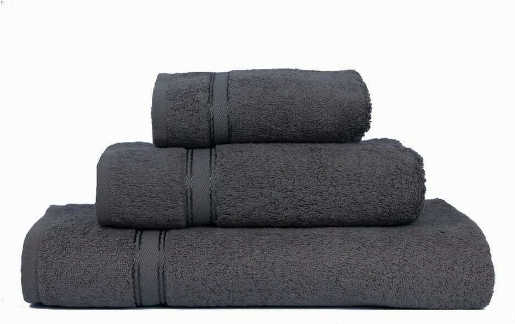framsohn Walkfrottier Handtücher Ma Belle 100% Baumwolle Frotteetücher saugstark Besonders saugfähig 100x150 cm Anthrazit
