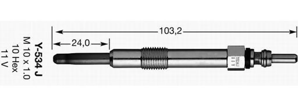 Candeletta NGK 3413 D-Power OE 46754154 per Alfa Fiat Opel | Ricambi Originali