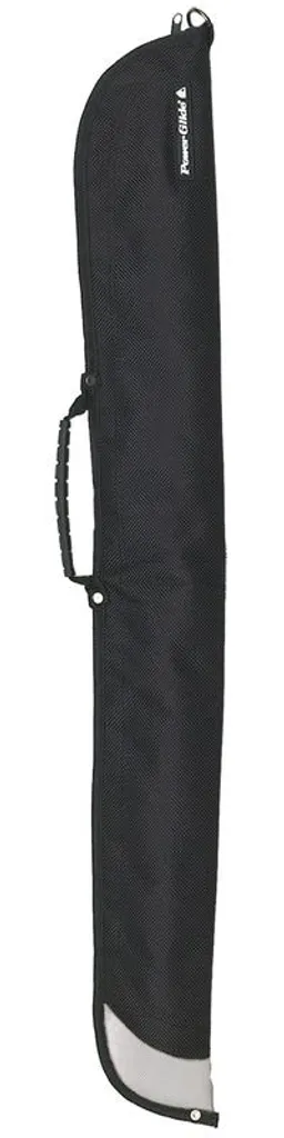 Housse souple pour queue de billard 2 pièces PowerGlide Silver Edge noire
